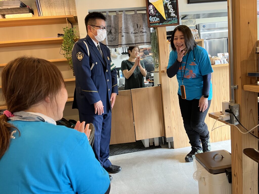 ツアーイベント4月大分県(筋湯温泉)コルサベースにて交通講話