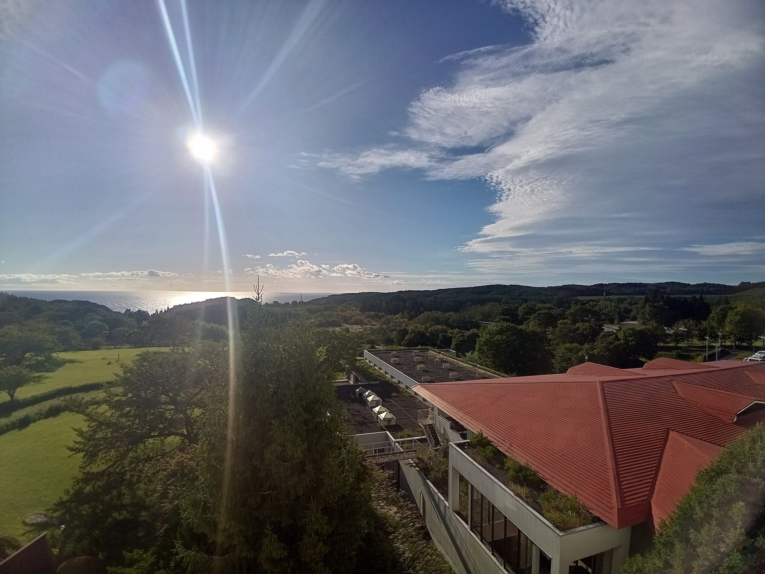 9月岩手県グリーンピア三陸みやこ＆田老の学ぶ防災ガイド(ホテルの景色)