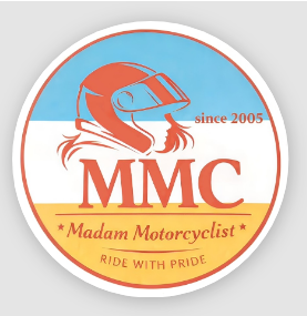 MMCステッカー(ヘルメット、空色・サンドベージュ)